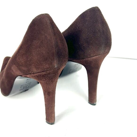 Yves Saint Laurent Brown Suede Pumps Pointed Toe US 9 1/2 - Picture 10 of 16